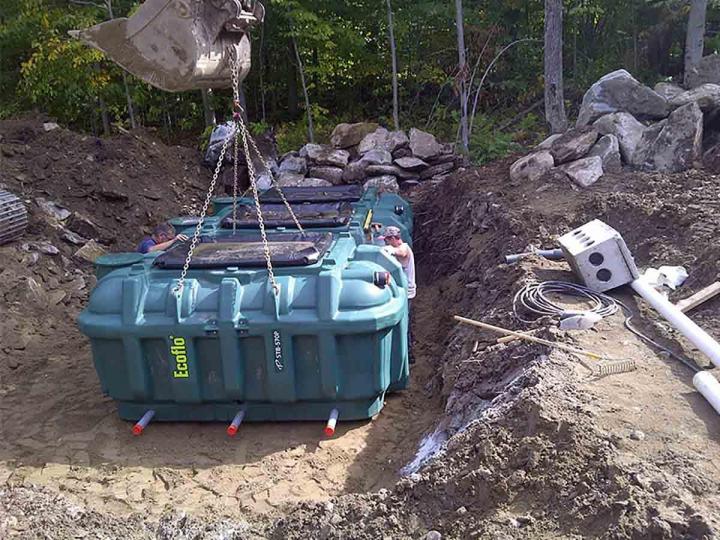 Travaux d’excavation pour fosse septique Sherbrooke