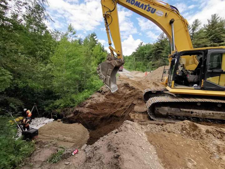 Excavation company in Sherbrooke