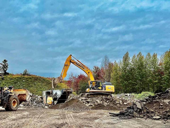 Entreprise de concassage et tamisage Sherbrooke